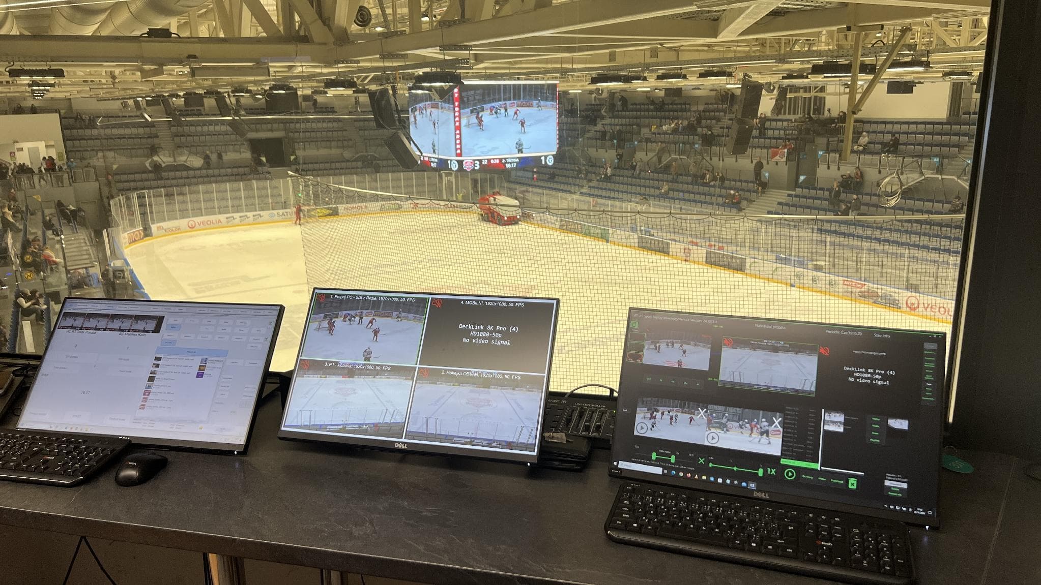 Live video a replay systém